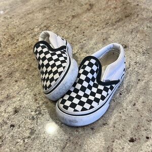 Vans checkered size 6 toddler